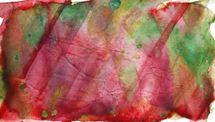 Wall Mural - watercolor background abstract sheet of paper covered with multicolored paint red grunge effect background for design with texture