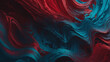 Abstract design featuring dynamic cerulean and ruby gradients.