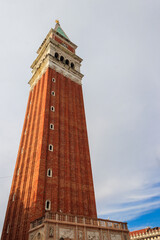 Canvas Print - Bell tower of St. Mark's Basilica (Campanile di San Marco) in Venice, Italy