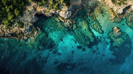 Wall Mural - Tropical topdown