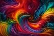 abstract colorful background, Step into a whirlwind of color with a captivating image featuring a color ink water rainbow background blend abstract cloud paint swirl burst