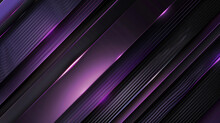 Black And Lilac With Templates Metal Texture Soft Lines Tech Gradient Abstract Diagonal Background 