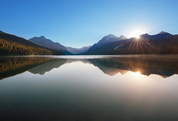 Canvas Print - Bowman lake