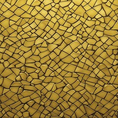 Wall Mural - background _A yellow tiles mosaic background with a detailed and elegant texture and a variety of sizes 