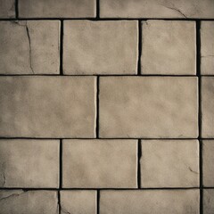 Wall Mural - stone wall texture A close-up of a grunge tile with a flat and blank texture and a rock element 