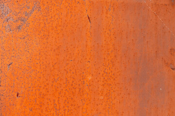 Wall Mural - Steel textured metal sheet with heavy rust. Top view. Flat lay