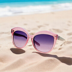 Retro sunglasses. Fashion summer accessories