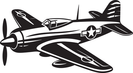 Wall Mural - Lightning Lance Air Force Thunderbolt Graphic Emblem Thunderstrike Thunderbolt Iconic Vector Symbol