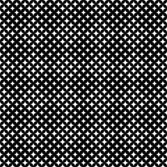 Poster - Seamless geometrical curved star pattern background - black and white abstract vector design from stars
