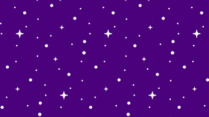 Wall Mural - Seamless repeating vector space and stars pattern texture