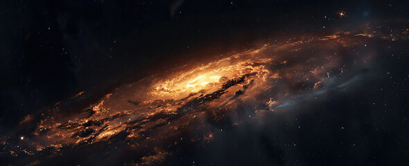 Wall Mural - a breathtaking view showcasing the vast and vibrant galaxy full of stars, nebulas, and cosmic dust