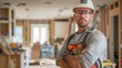 © CoolGraphics - Happy home renovation Contractor remodeling a kitchen