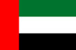 United Arab Emirates vector flag in official colors and 3:2 aspect ratio.