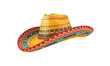 © Belho Med - colorful traditional sombrero isolated on transparent background, cinco de mayo concept, mexican culture