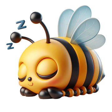 Cute Cartoon Bee Png Sticker Design