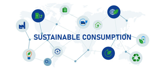 Wall Mural - sustainable consumption eco conscious low impact responsible