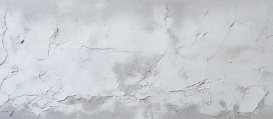 Sticker - A monochrome photography of a snowcovered landscape, showing a close up of a white wall with a marble texture resembling cumulus clouds on a freezing slope