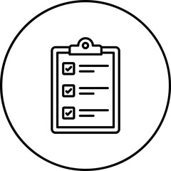 Poster - Clipboard Icon