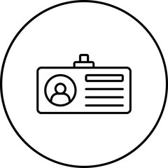 Poster - ID Card Icon