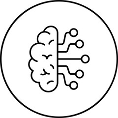 Poster - AI Brain Icon