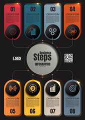Wall Mural - engage with dynamic infographic templates for impactful presentations. enhance data visualization, l
