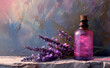 SPA, essential oil with lavender flowers - beauty and health, a place to copy.