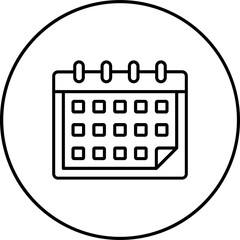 Sticker - Calendar Icon