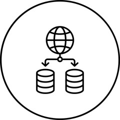 Sticker - Data Network Icon