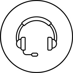 Wall Mural - Headphone Icon