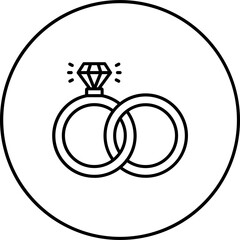 Sticker - Wedding Ring Icon