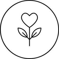 Sticker -  Flower Icon