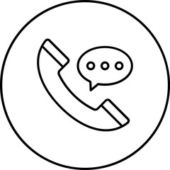 Poster - Phone Call Icon