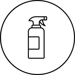 Wall Mural - Cleaning Spray Icon