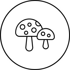 Sticker - Mushroom Icon