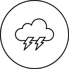 Wall Mural - Storm Icon