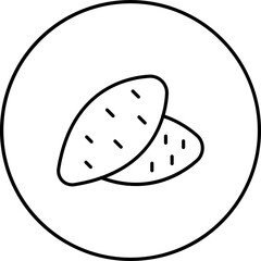 Sticker - Sweet Potato Icon