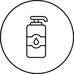 Canvas Print - Shampoo Bottle Icon