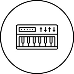 Sticker - Synthesizer Icon