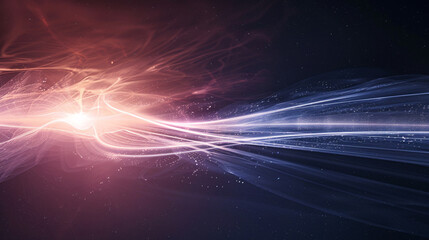 Cosmic ray space-time tunnel abstract background
