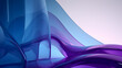 Digital technology purple geometric curve glass abstract poster web page PPT background