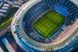 An aerial view of a sport stadium