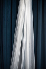 Wall Mural - The veil is one of the oldest parts of a bridal ensemble, served to hide the bride's face from the groom prior to the wedding