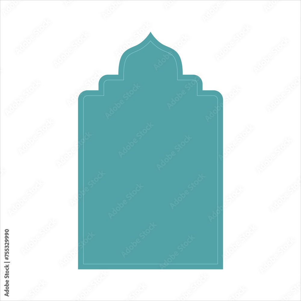 Islam Shape Text Box Islamic shape text box title frame border. Stock Vector | Adobe Stock