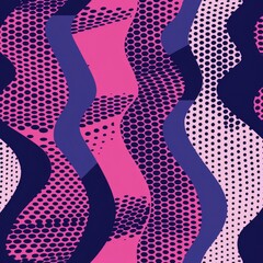Fototapete - pop art background pattern in purple and pink colors