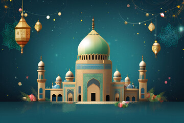 Ramadan lifestyle and Ramadan background.