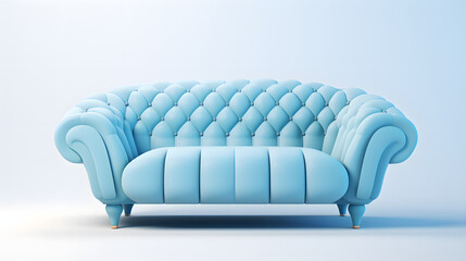 Poster - Sofa 3d rendering