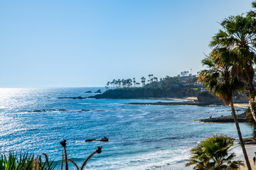 Wall Mural - A beautiful overlooking view of nature in Laguna Beach, California