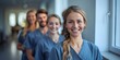 © Anastasiia - Vibrant Dental Team Collaboration: An Image of Teamwork in Action. Concept Dental Team, Vibrant Collaboration, Teamwork in Action, Dental Professionals, Group Photo