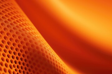 Poster - Close up view of a piece of orange fabric, great for texture backgrounds