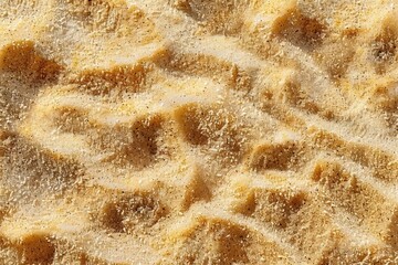 Aufkleber - Detailed close up of a surface covered in sand. Suitable for backgrounds or textures